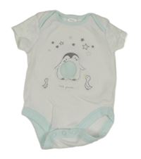 Bílé body s tučňákem Miniclub