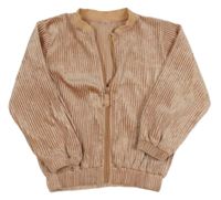 Staroružová plisovaná zamatová prepínaci mikina