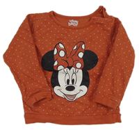Hnedá bodkovaná á mikina s Minnie C&A