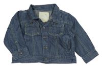 Tmavomodrá riflová bunda