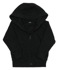 Černá propínací mikina s kapucí Next