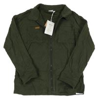 Nové - Khaki propínací mikina s kapsami Name it