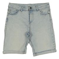 Světlemodré riflové skinny kraťasy Denim Co.