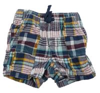 Barevné kostkované chino kraťasy Gymboree