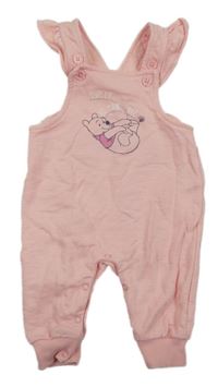 Růžové laclové tepláky s Púem a volánky Disney