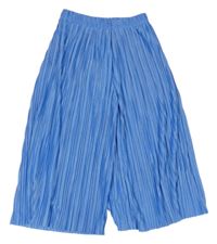 Modré plisované culottes nohavice Reserved