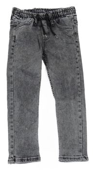 Tmavosivé skinny jogger rifle