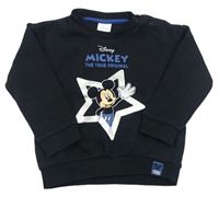 Čierna mikina s Mickeym Diseny