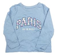 Světlemodré triko s nápisem Primark