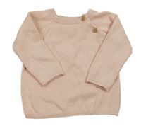 Svetloružový ľahký sveter F&F