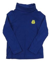 Tmavomodré tričko s rolákom a príšerkou Lupilu