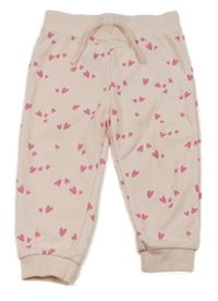 Světlerůžové tepláky se srdíčky Primark