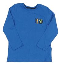 Modré tričko s potlačou Pep&Co