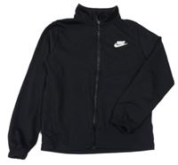Černá sportovní propínací mikina s logem Nike