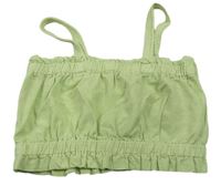 Svetlozelený crop top Zara