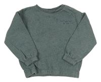 Zelená mikina s nápisom F&F