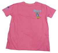 Ružové tričko so Stitchem