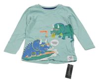 Nové - Modré triko s diny Dunnes