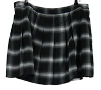 Dámská černo-bílá kostkovaná sukně Primark 