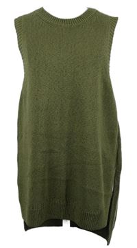 Dámská khaki svetrová vesta M&S