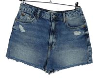 Dámské modré riflové kraťasy s prošoupáním New Look