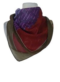 Dámský barevný vzorovaný šifonový šátek