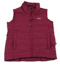 Vínová šušťáková funkčná lehce zateplená vesta zn. Trespass