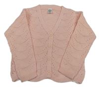 Svetloružový prepínaci sveter Little kids