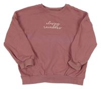 Růžová mikina s nápisem Next