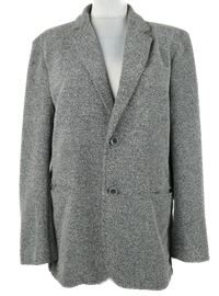 Pánské černo-bílé sako 