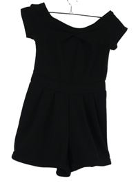 Dámský černý kraťasový overal New Look