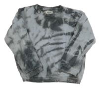 Sivá batikovaná mikina