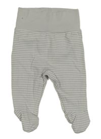 Šedo-bílé pruhované polodupky C&A