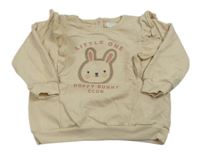 Béžová mikina s králikom Next