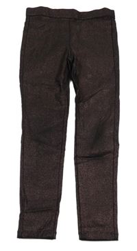 Čierno-ružové trblietavé tregíny Next