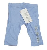 Nové - svetlomodré rebrované legíny M&S