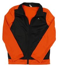 Červeno-čierna športová prepínaci mikina Domyos