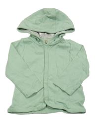 Svetlozelená prepínaci ľahká mikina s kapucňou Lupilu