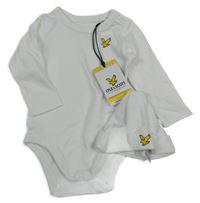 2set - Bílé body + čepice Lyle&Scott