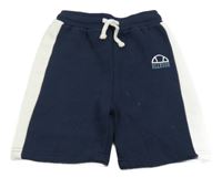 Tmavomodro-bílé teplákové kraťasy Ellesse