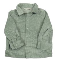 Světlezelená manšestrová košilová bunda Primark