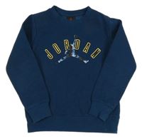 Tmavomodrá mikina s logem Nike Jordan