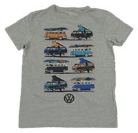 Sivé melírované tričko s dodávkami - Volkswagen Name it