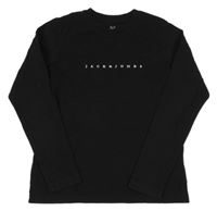 Čierne tričko s logom Jack & Jones