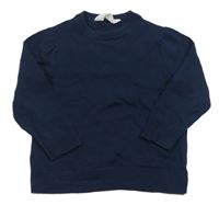 Tmavomodrý sveter H&M