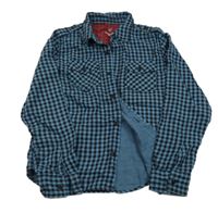 Modro-černá kostkovaná košile Allen Solly 