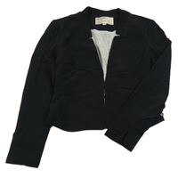 Nové - Černé crop podšité sako Garcia 