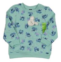 Nové - Tyrkysová mikina se Stitchem Primark