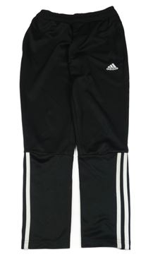 Čierne športové legíny s logom Adidas