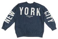 Tmavomodrá mikina s nápisem George 